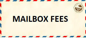Mailbox Rental Fees