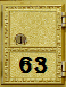 image of gold color mailbox reads 63